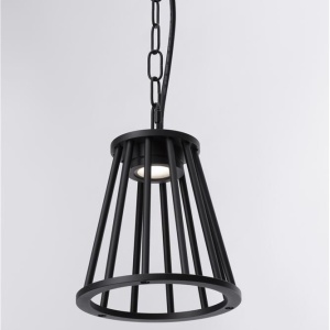 Pendul LED pentru exterior design modern IP65 Carina negru 129821 universul-luminii.ro