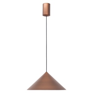 Pendul LED stil minimalist CONO D-24cm cupru