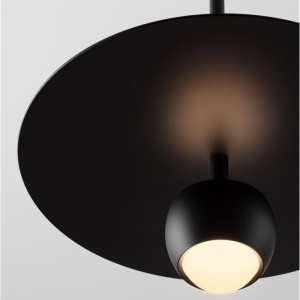 Pendul LED stil minimalist EDEM negru 152621 universul-luminii.ro