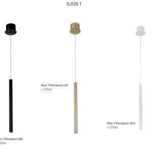 Pendul LED stil modern minimalist ILIOS 1 alb - Img 2