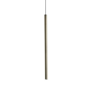 Pendul LOOK LED SP1 ROUND D16 H400 ON-OFF OTTONE 3000K