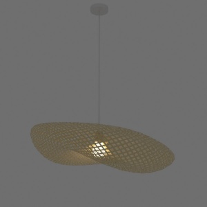 Pendul, lustra design modern Wendy natur 118181 universul-luminii.ro