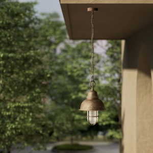 Pendul, Lustra exterior design industrial Chronos 22cm