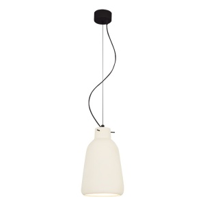 Pendul, Lustra suspendata 1XE27 Indi alb 18cm - Img 2