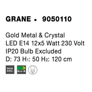 Pendul, lustra suspendata design deosebit GRANE NVL-9050110 - Img 7