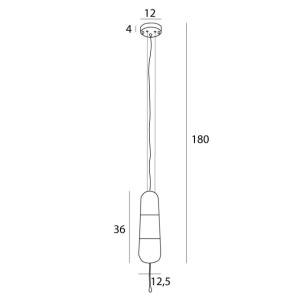 Pendul, Lustra suspendata moderna Mauri 1 Transparent 151251 universul-luminii.ro