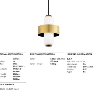 Pendul LUX MELROSE small, alb opal 125141 universul-luminii.ro