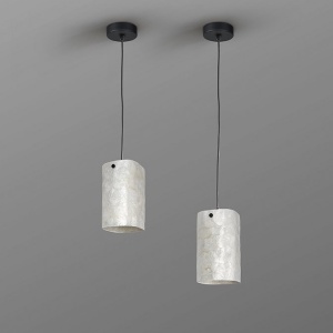 Pendul metal negru, sidef alb Nakar - Img 3
