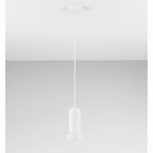 Pendul minimalist ceramica alba PARLO 625051 universul-luminii.ro
