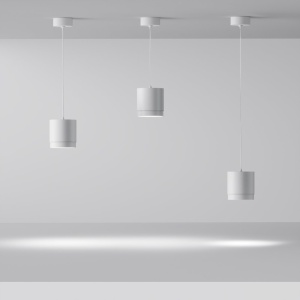 Pendul minimalist design tehnic Polar alb 146931 universul-luminii.ro