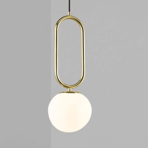 Pendul modern cu abajur asimetric din sticla suflata, Shapes 27