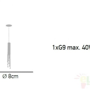 Pendul modern cu cristale diametru 8cm Dream Sp1 HL - Img 3