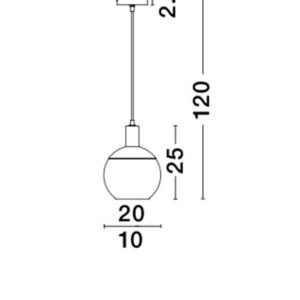 Pendul modern design decorativ Aubrey NVL-8823001 78001 universul-luminii.ro