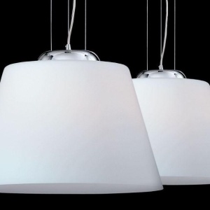 Pendul modern diametru 40,5cm CYLINDER SP1 D40 BIANCO 025438 172681 universul-luminii.ro