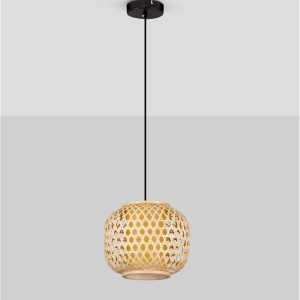 Pendul ratan decorativ design natural ASMA 159271 universul-luminii.ro