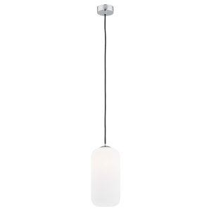 Pendul sticla design decorativ KALIMERA 14cm alb opal