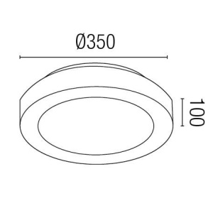 Plafonier baie IP44 Logos-2 62981 52331 universul-luminii.ro