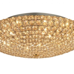 Plafonier cristal Venezian diam.53,5cm KING PL9 ORO 073262