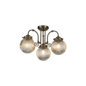 Plafoniera baie vintage metal alama antique IP44 Belvue 3L 630331 universul-luminii.ro