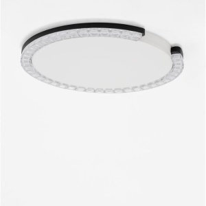Plafoniera circulara aluminiu negru GREAMY D-46cm 624931 universul-luminii.ro