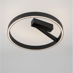Plafoniera circulara aluminiu negru LED CCT ADALIZ 50cm 632281 universul-luminii.ro