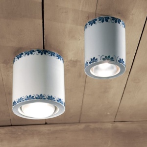 Plafoniera clasica realizata manual din ceramica TRIESTE 128301 universul-luminii.ro
