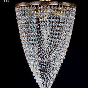 Plafoniera cristal Bohemia diametru 30cm Gianna I CE - Img 3