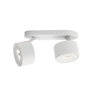 Plafoniera cu 2 Spoturi LED directionabile SPECTER alba 157171 universul-luminii.ro