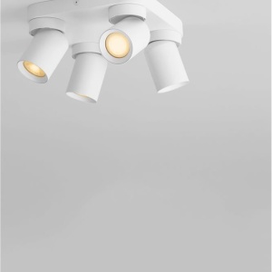 Plafoniera cu 4 spoturi Amecy alb 148761 universul-luminii.ro