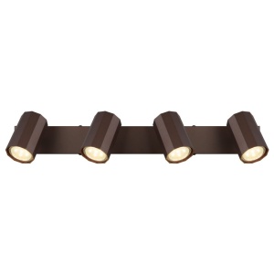 Plafoniera cu 4 Spoturi directionabile JAMES bronz 240081 universul-luminii.ro