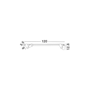 Plafoniera cu 4 Spoturi directionabile stil minimalist OSO, NVL-9030914 246851 universul-luminii.ro