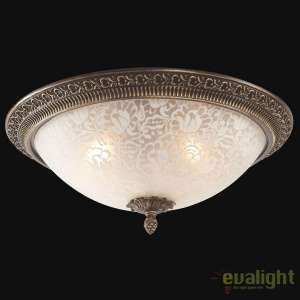 Plafoniera design clasic diametru 37cm, Pascal bronz MYC908-CL-03-R - Img 2