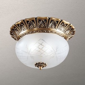 Plafoniera design clasic realizata manual Irma 28cm 144421 universul-luminii.ro