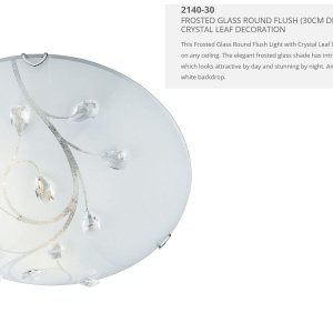 Plafoniera design elegant 30cm Flush 2140-30 SRT - Img 2
