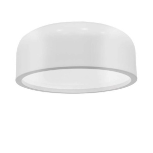 Plafoniera design modern 35cm Perleto alba NVL-826806