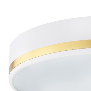 Plafoniera design modern AMORE alb, diametru 35cm 107911 universul-luminii.ro