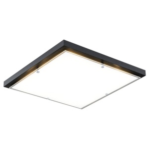 Plafoniera design modern Carlson negru 29x29cm