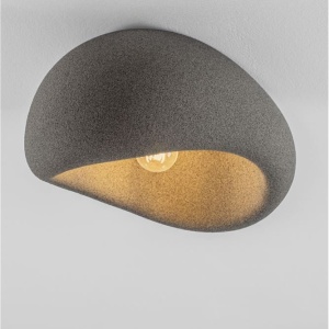 Plafoniera design modern, Stone Gray, AERE, L 40cm 245551 universul-luminii.ro