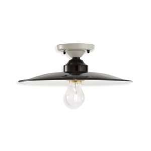 Plafoniera design retro realizata manual B-W, diametru 35cm