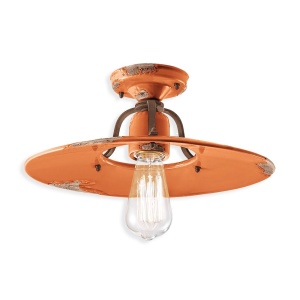 Plafoniera design retro realizata manual din ceramica COUNTRY, 40cm 216641 universul-luminii.ro