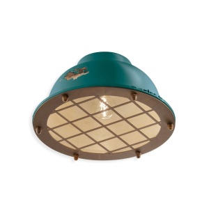 Plafoniera design retro realizata manual din ceramica INDUSTRIAL 216931 universul-luminii.ro