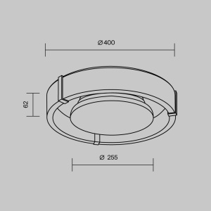 Plafoniera din marmura LED CCT Clarett - Img 2