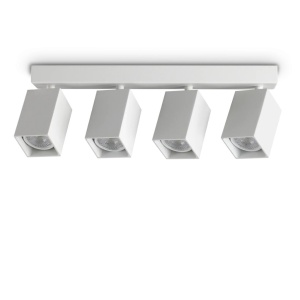 Plafoniera DYNAMITE PL4 LINEAR SQUARE BIANCO