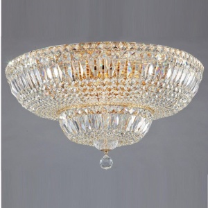 Plafoniera eleganta Basfor 60cm, auriu antic MYDIA100-CL-16-G