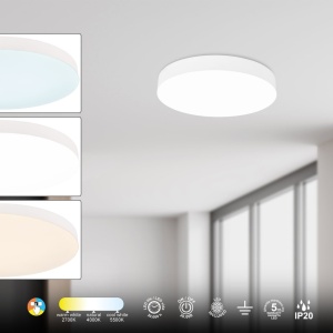 Plafoniera LED 20W, diametru 30cm, TURIN CCT II - Img 4