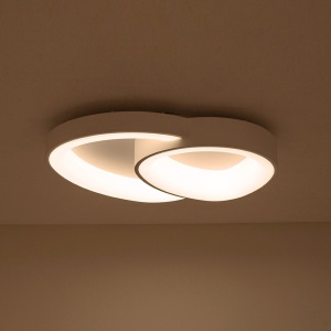 Plafoniera LED CCT cu telecomanda AREA 2 alb 597811 universul-luminii.ro