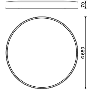 Plafoniera LED CCT, dimabila, diametru 65cm, lemn, CUMBUCO II MA-8843 247211 universul-luminii.ro