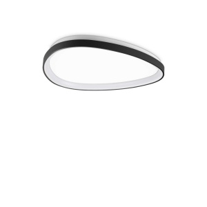 Plafoniera LED design circular GEMINI pl d061 dali/push negru - Img 1