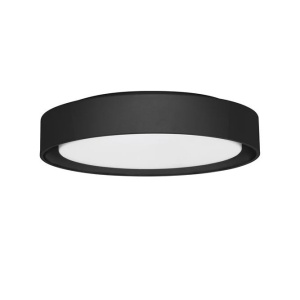Plafoniera LED design circular KOI neagra - Img 1