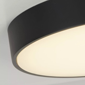 Plafoniera LED design circular Palma negru 25cm - Img 4